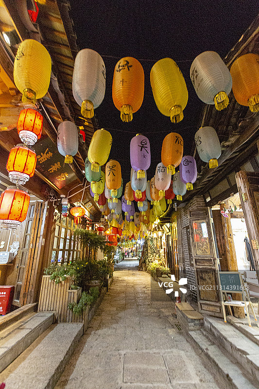 云南省丽江市丽江古城风光图片素材