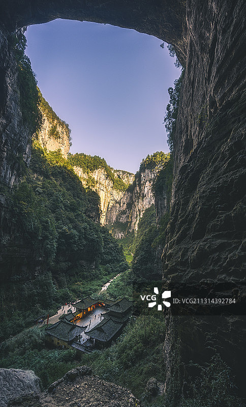 武隆天坑图片素材