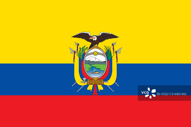 厄瓜多尔国旗图片素材