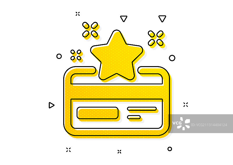 会员卡图标，奖励积分折扣计划图片素材