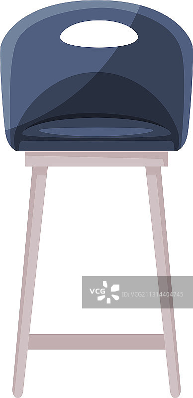 现代黑色家用办公咖啡厅椅图片素材