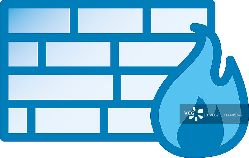 火焰线条渐变砖墙图片素材