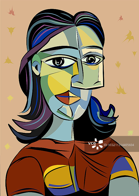 一位年轻女子的画像图片素材