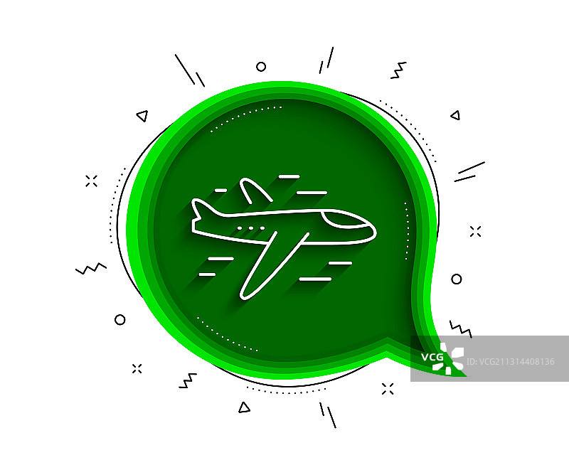 飞机航线图标飞机飞行运输标志图片素材