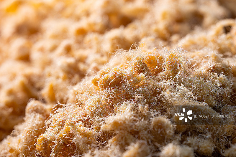 金丝肉松特写图片素材