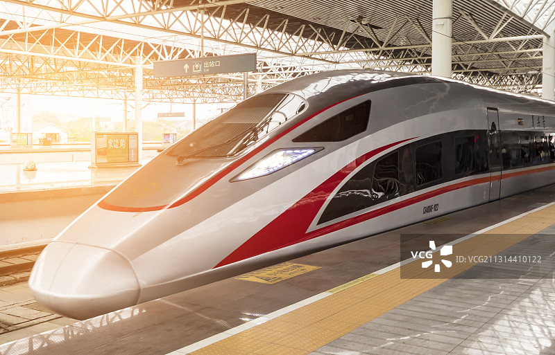 复兴号高铁图片素材