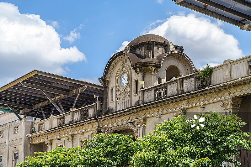 广东梅州中国客家博物馆建筑外立面图片素材