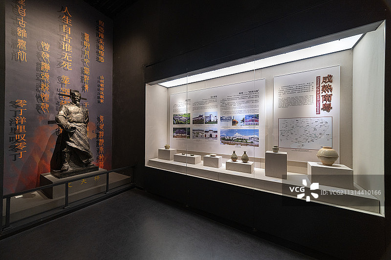 广东梅州中国客家博物馆室内展厅图片素材