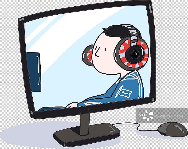 电竞选手元素图片素材