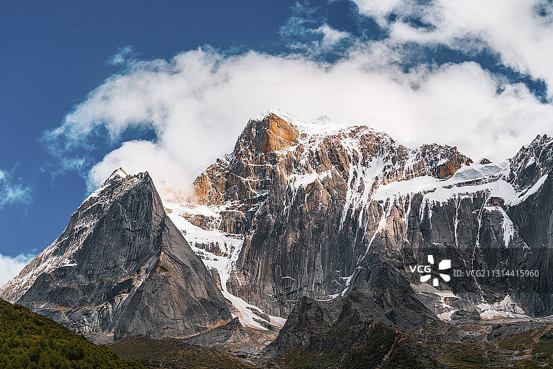 四姑娘山风光图片素材