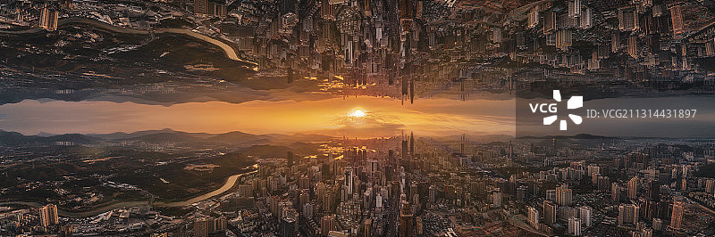 镜像罗湖图片素材