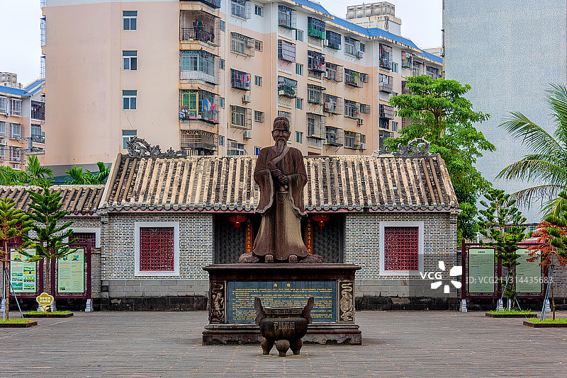 中国海南省海口市海瑞故居图片素材