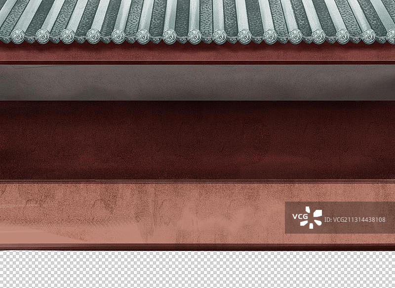 中式建筑瓦片屋檐图片素材
