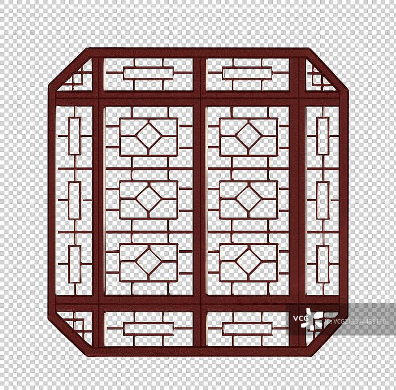 樱花梅花中式庭院假山石头图片素材