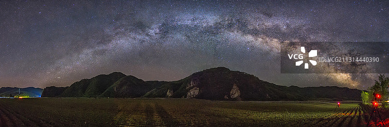 星空银河拱桥图片素材