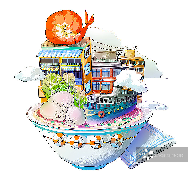 云吞面图片素材