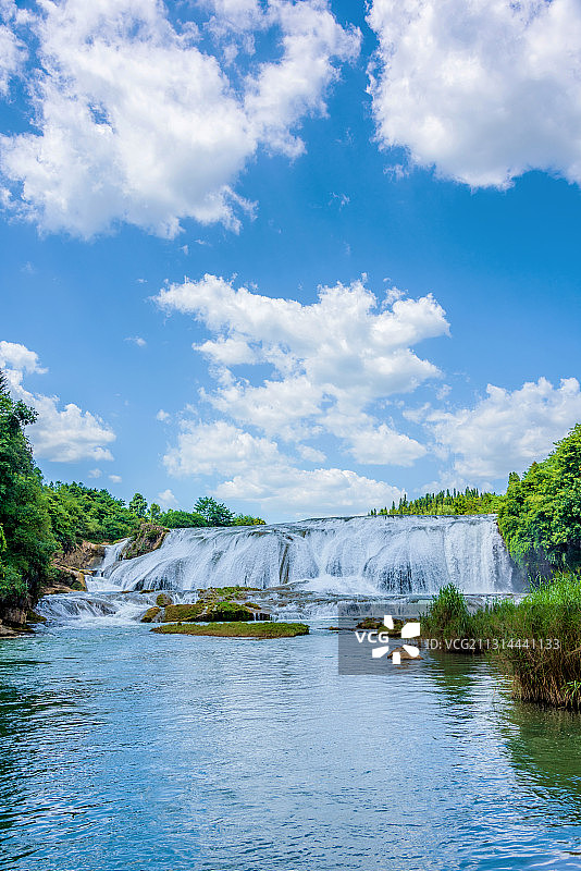 中国贵州安顺陡坡塘瀑布图片素材