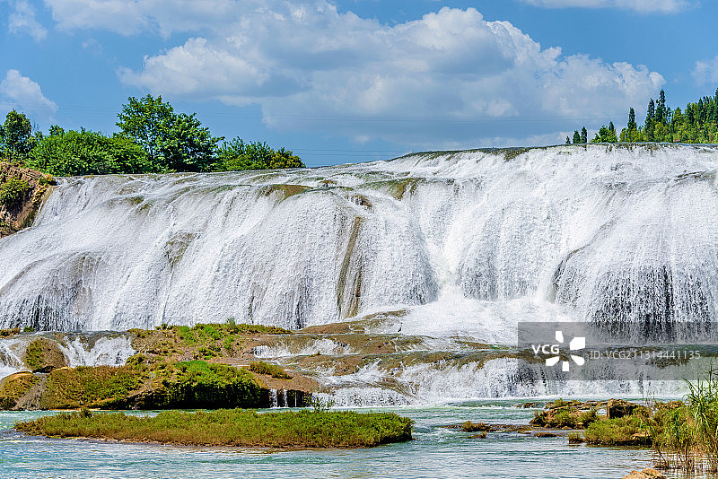 中国贵州安顺陡坡塘瀑布图片素材