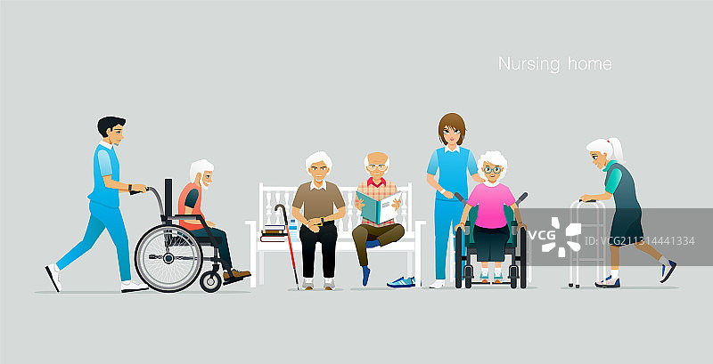 疗养院图片素材