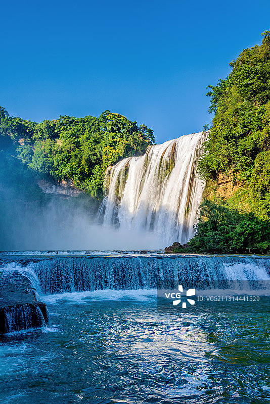 中国贵州安顺黄果树瀑布图片素材