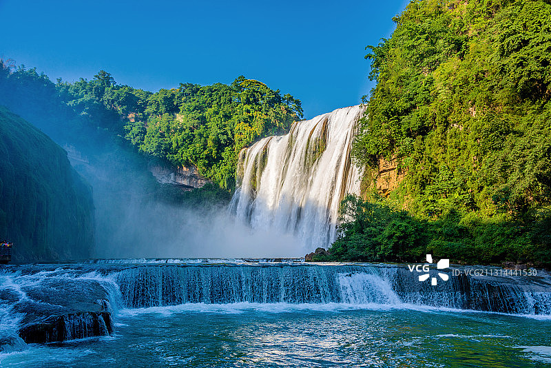 中国贵州安顺黄果树瀑布图片素材