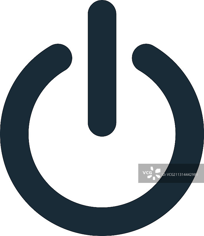 电源按钮图标Logo模板设计图片素材