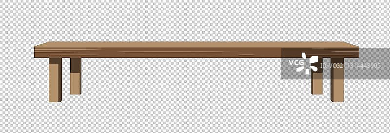 长木凳椅子图片素材