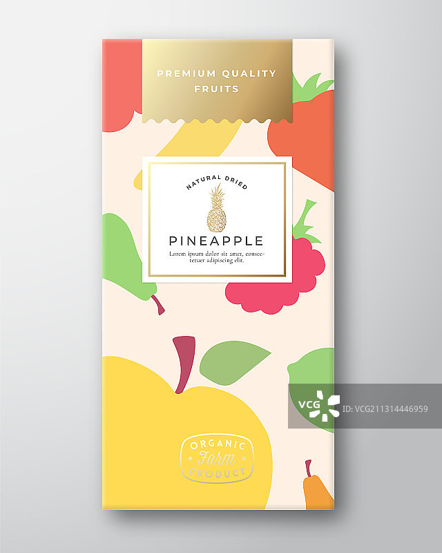 果干标签包装设计图片素材