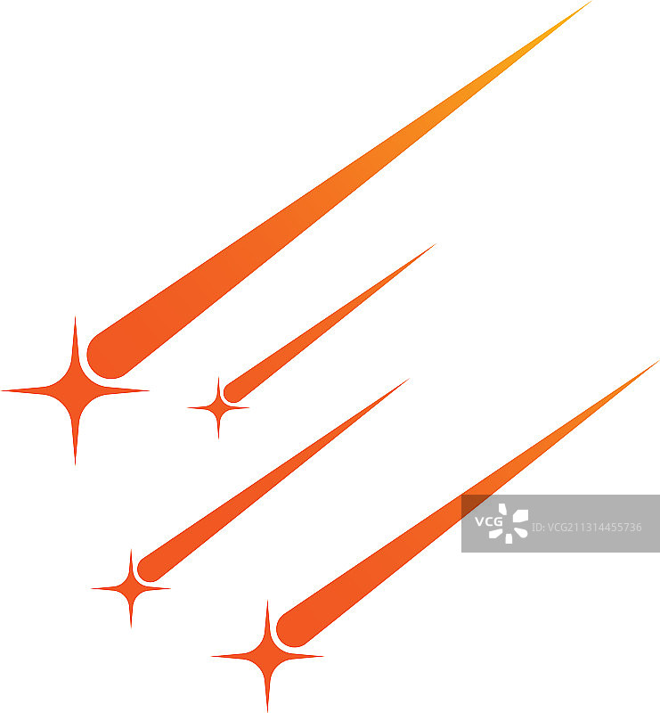 流星图标设计图片素材