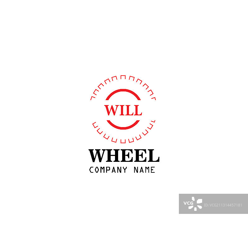 车轮Logo设计图片素材