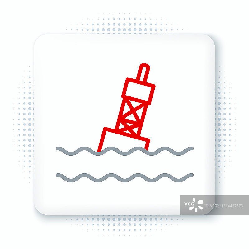 海上浮标图标图片素材