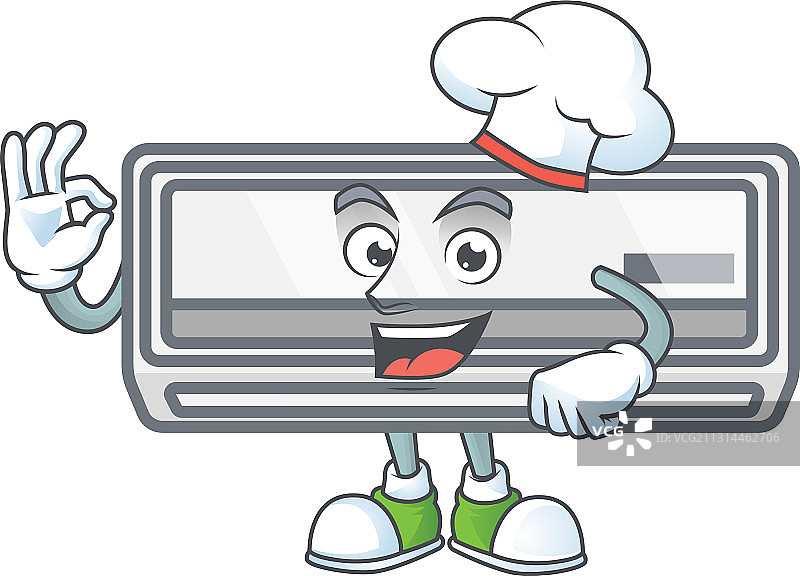 戴厨师帽的空调图片素材