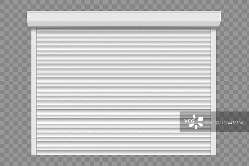 车库或仓库的卷帘门图片素材