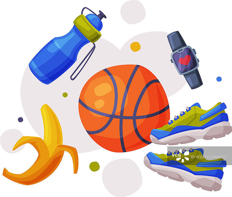 健康生活方式运动器材图片素材