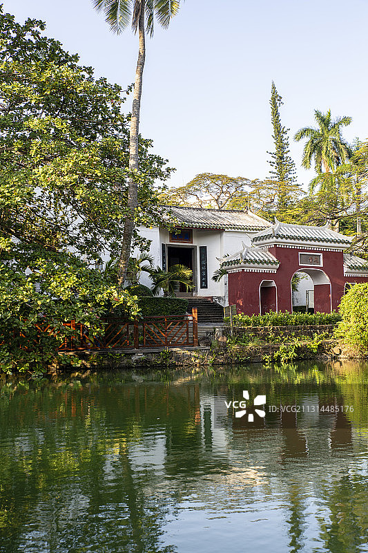 海南省海口市五公祠苏公祠与思贤牌坊图片素材