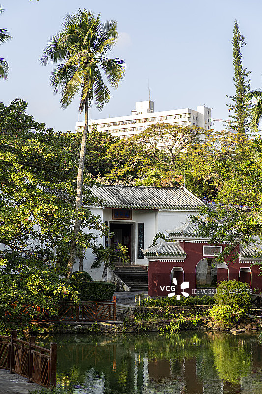 海南省海口市五公祠苏公祠与思贤牌坊图片素材