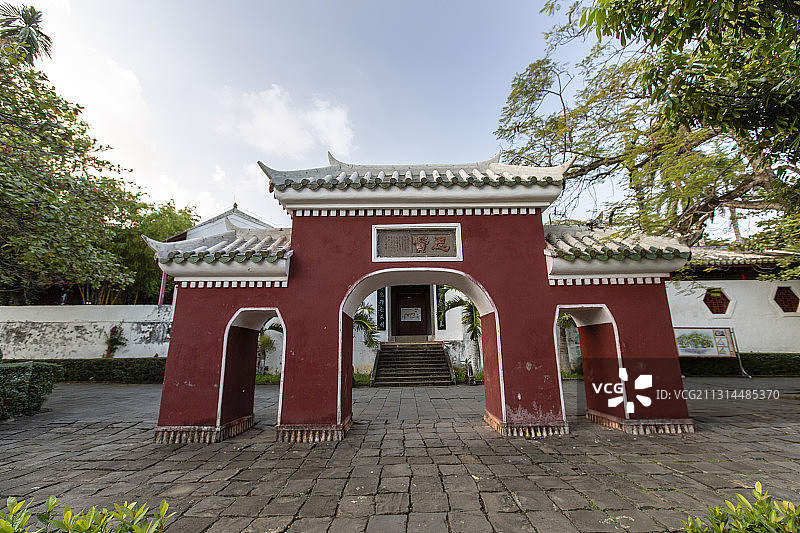海南省海口市五公祠思贤牌坊图片素材