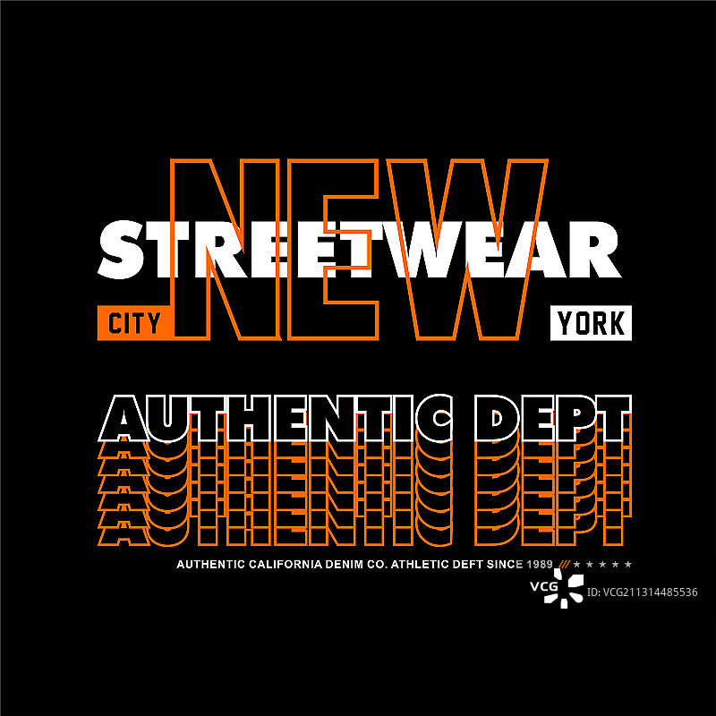 纽约市Streetwar Authentic Dept.图片素材