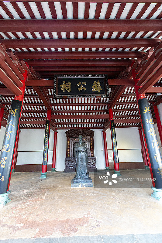 海南省海口市五公祠苏公祠内景图片素材