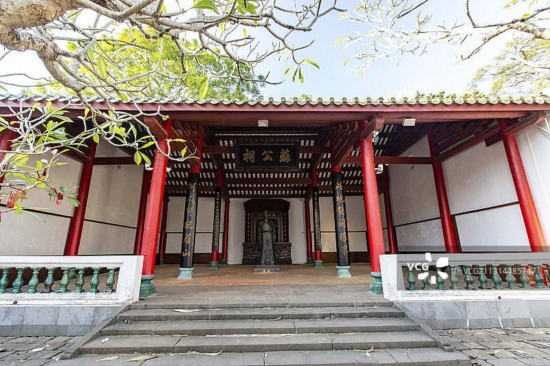 海南省海口市五公祠苏公祠图片素材