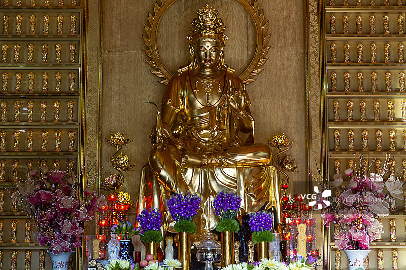 海南省三亚市南山寺观音殿观音菩萨图片素材