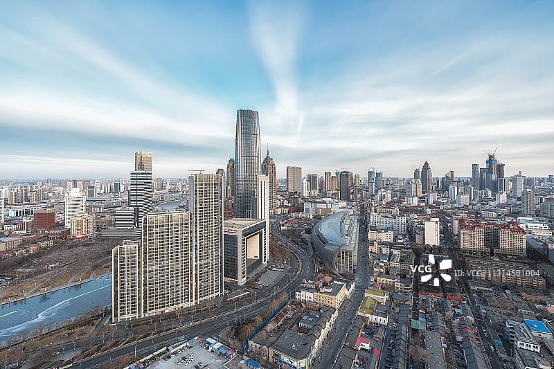 天津商业区图片素材