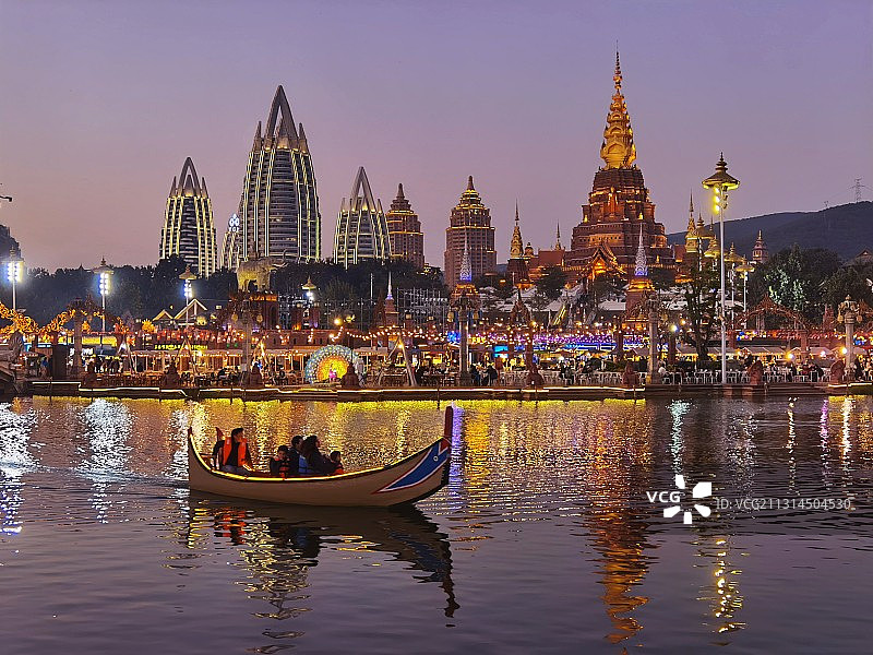 告庄夜市图片素材