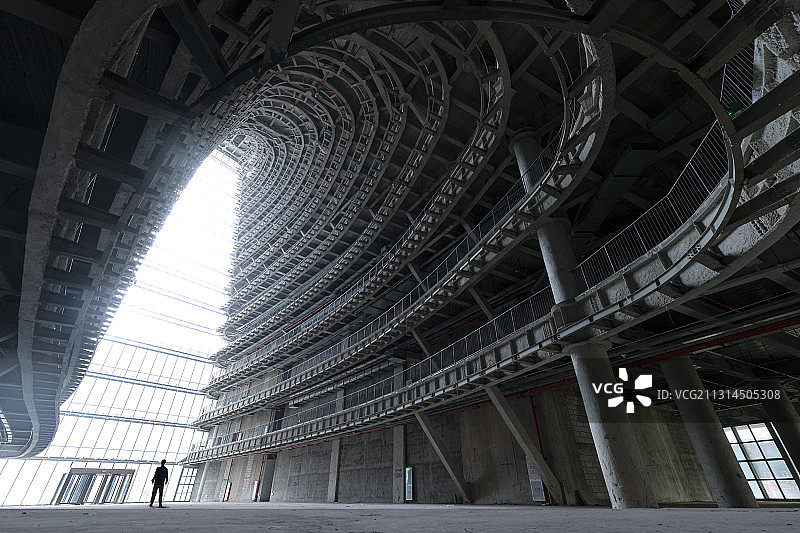 厦门中心建筑内部结构图片素材