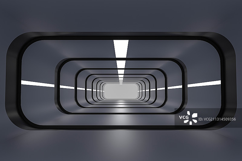 未来，隧道，太空，空的，背景图片素材