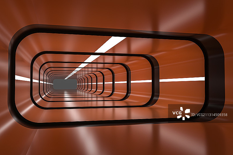 未来，隧道，太空，空的，背景图片素材