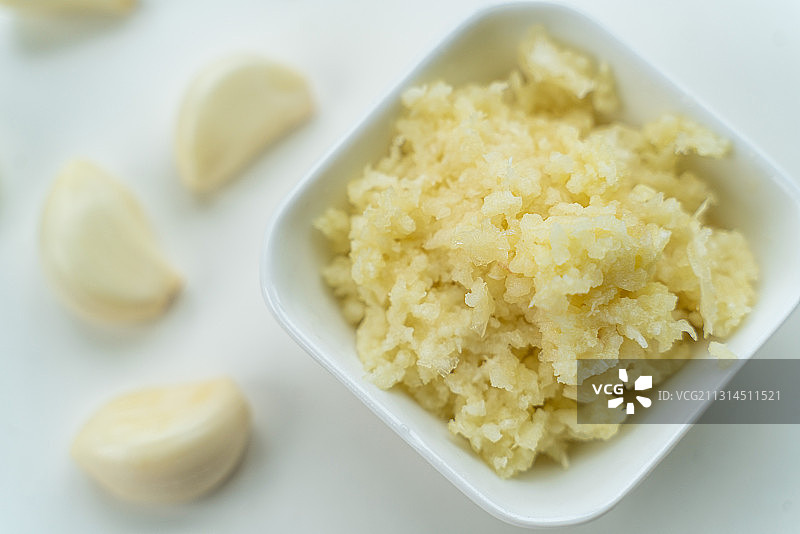 蒜蓉和蒜瓣图片素材