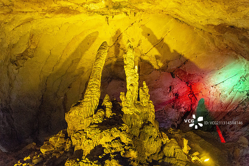 湖南省张家界黄龙洞风光图片素材