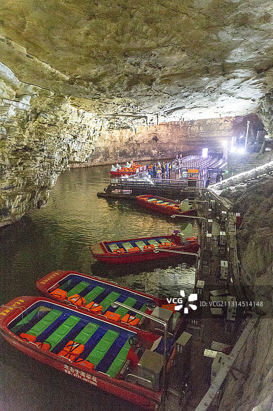 湖南省张家界黄龙洞风光图片素材