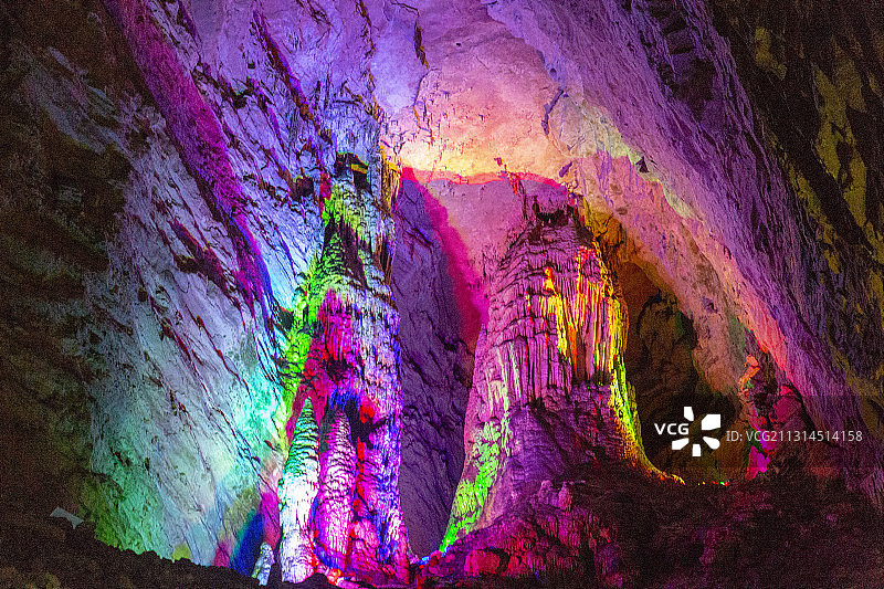 湖南省张家界黄龙洞风光图片素材